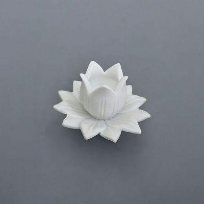 Sacred Lotus Marble Decor Piece