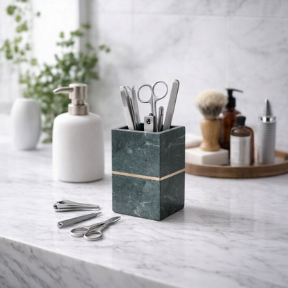 Royal Green Marble Multi-Use Holder/Organizer